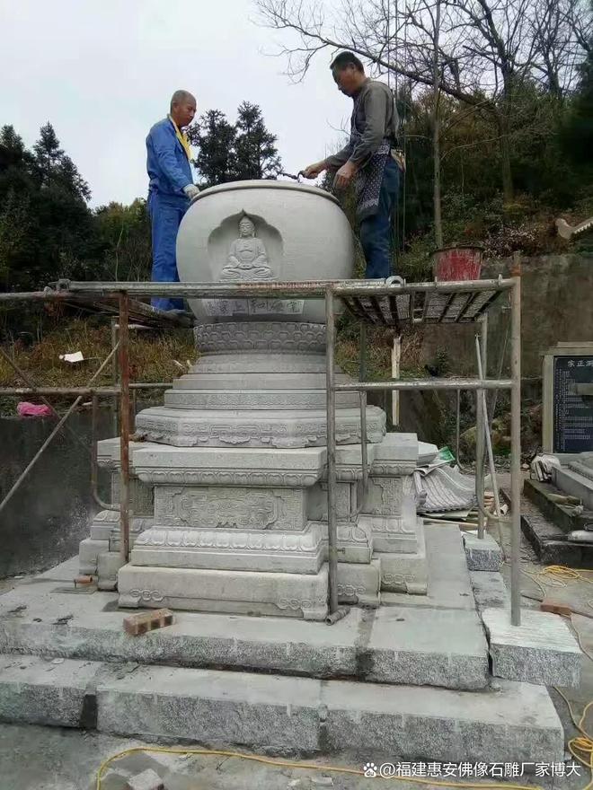 在风水布局中的作用开元棋牌石雕佛塔(图2)
